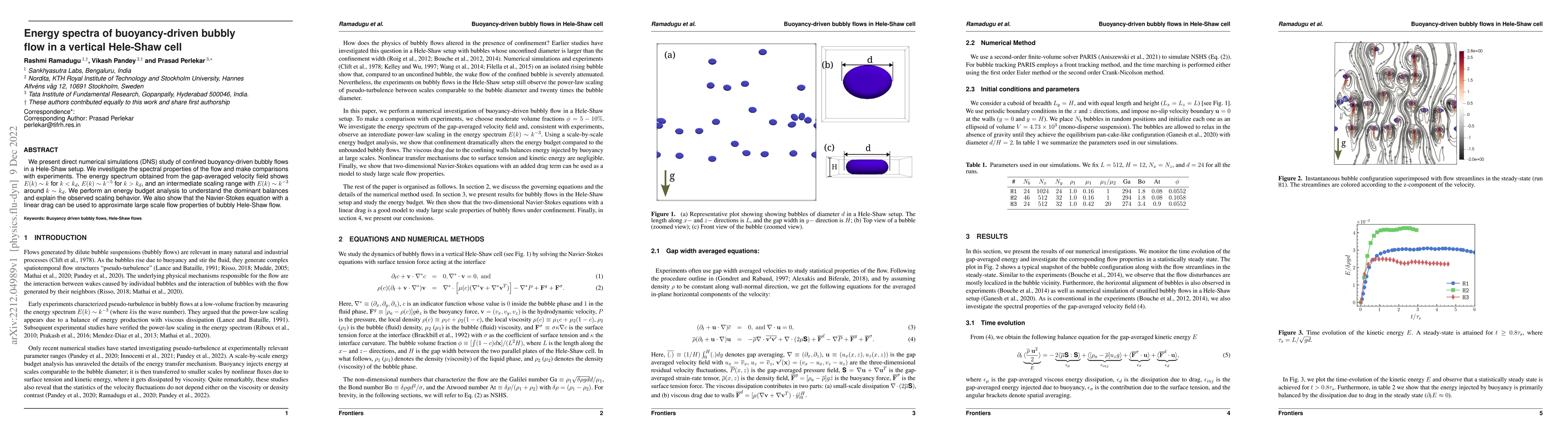 Thumbnail for Energy spectra of buoyancy-driven bubbly flow in a vertical Hele-Shaw
  cell