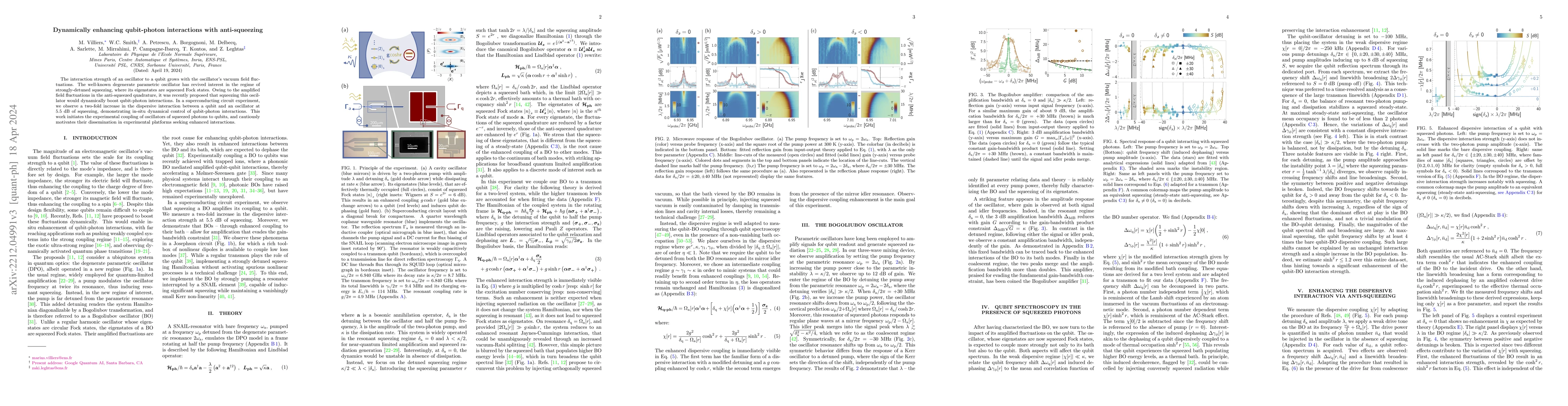 Thumbnail for Dynamically enhancing qubit-photon interactions with anti-squeezing
