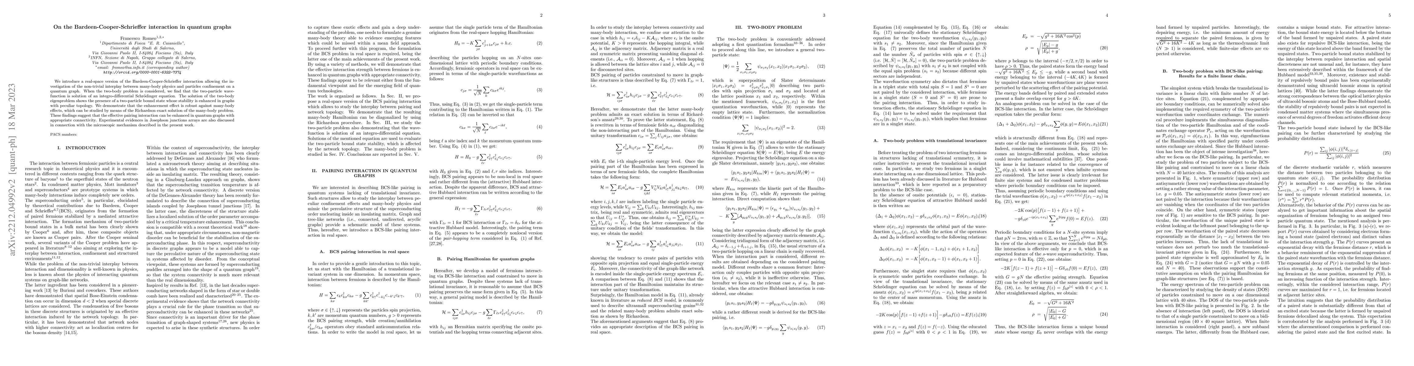 Thumbnail for On the Bardeen-Cooper-Schrieffer interaction in quantum graphs