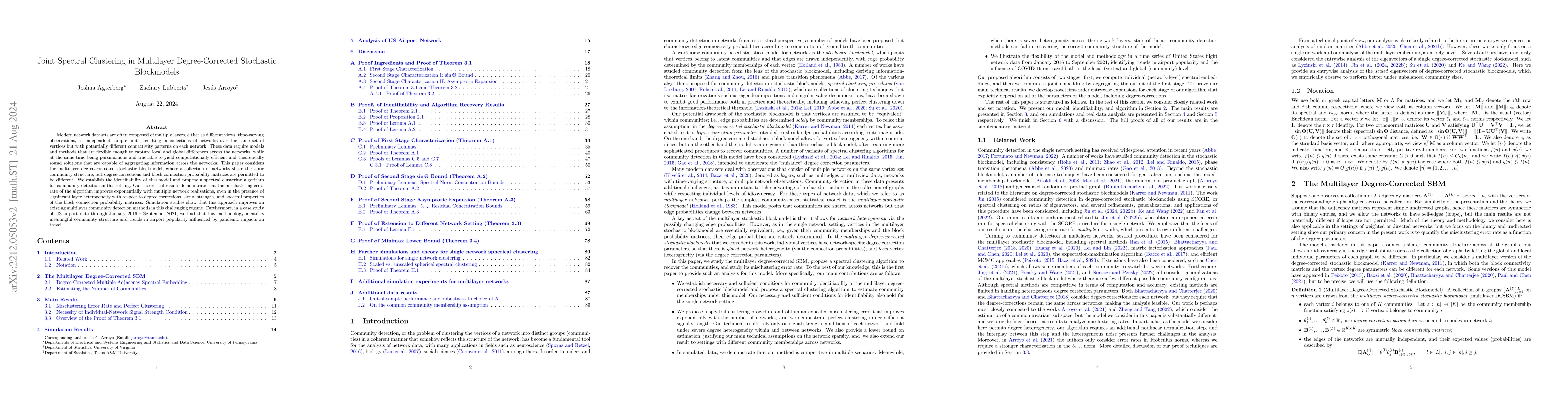 Thumbnail for Joint Spectral Clustering in Multilayer Degree-Corrected Stochastic
  Blockmodels