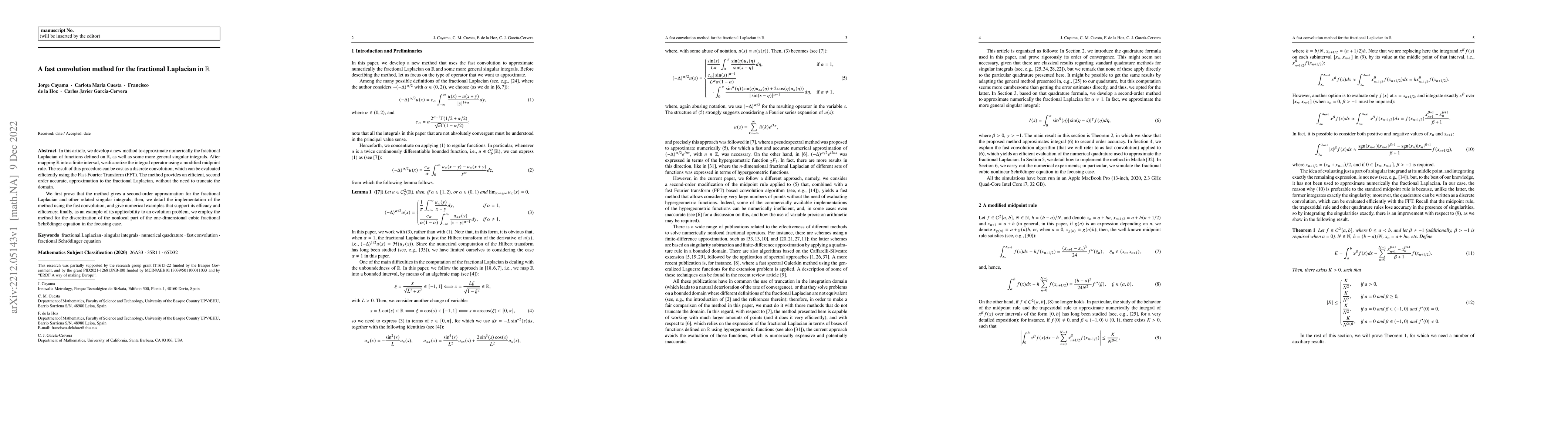 Thumbnail for A fast convolution method for the fractional Laplacian in $\mathbb{R}$
