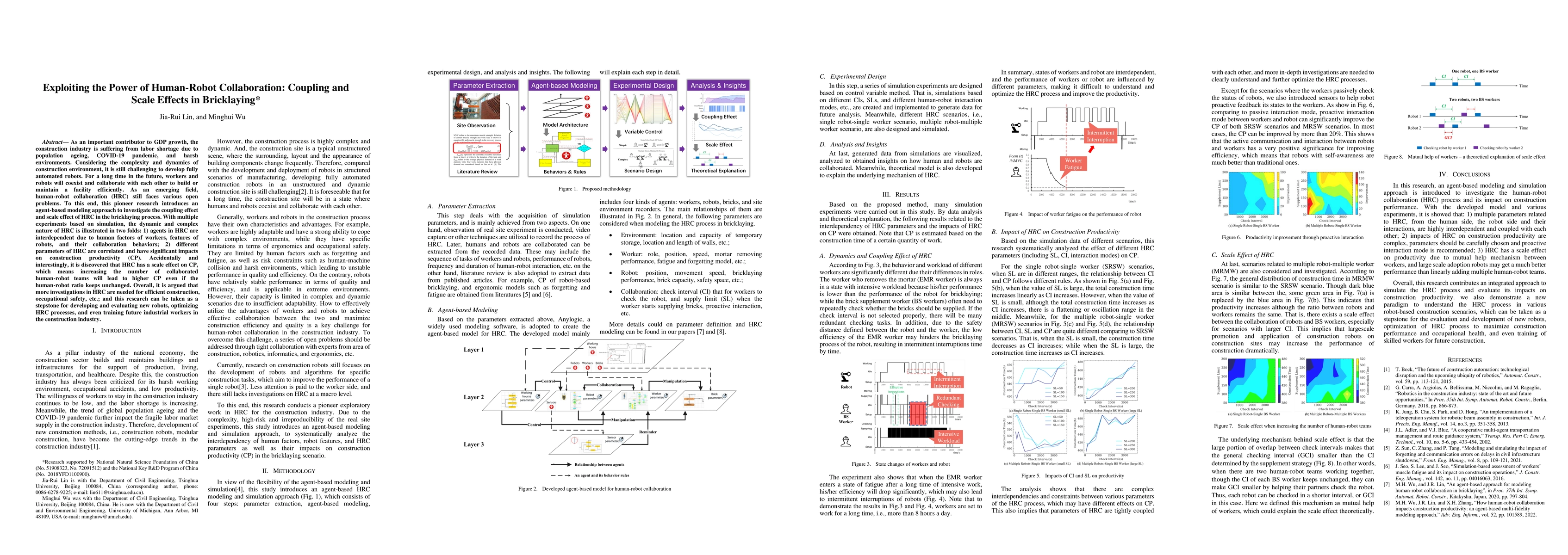 Thumbnail for Exploiting the Power of Human-Robot Collaboration: Coupling and Scale
  Effects in Bricklaying