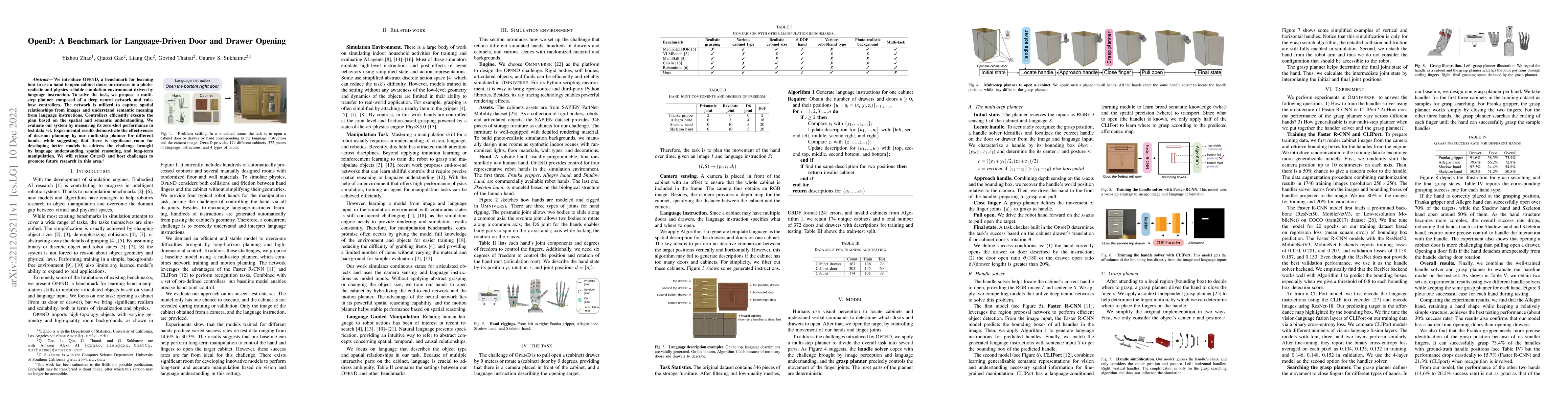 Thumbnail for OpenD: A Benchmark for Language-Driven Door and Drawer Opening