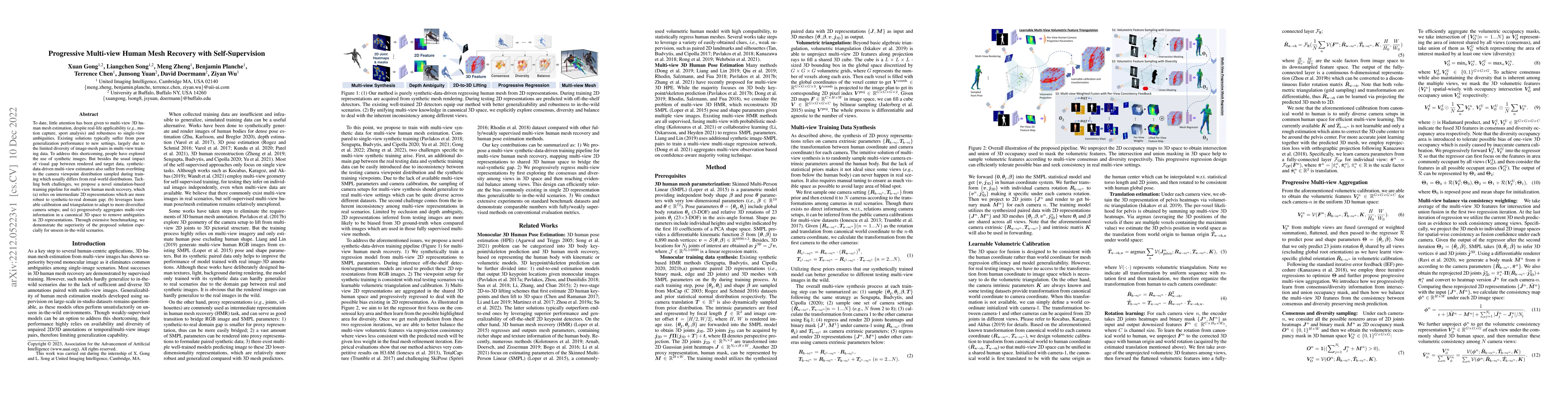 Thumbnail for Progressive Multi-view Human Mesh Recovery with Self-Supervision