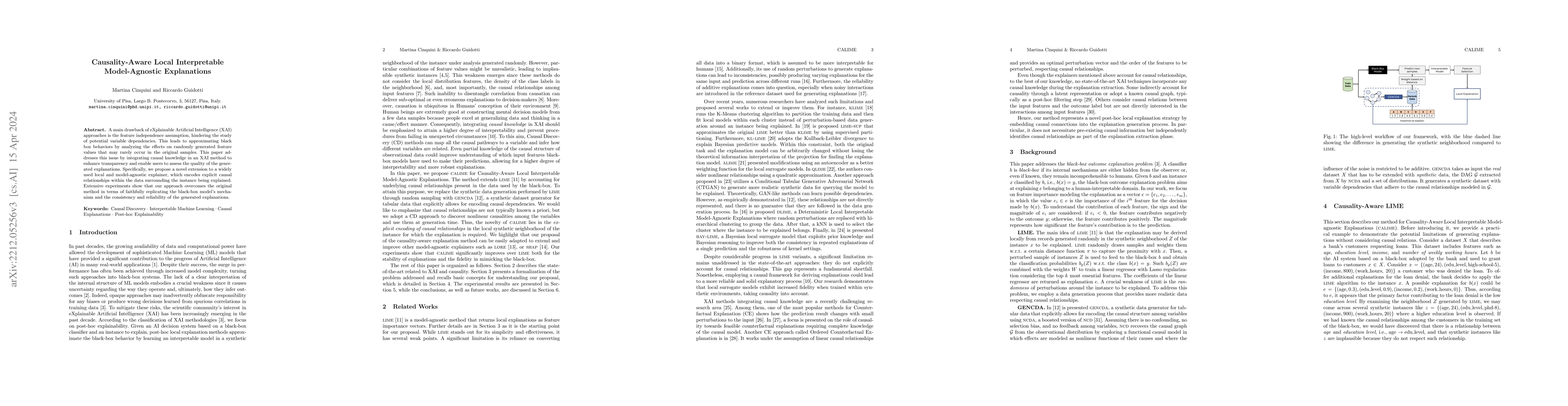 Thumbnail for Causality-Aware Local Interpretable Model-Agnostic Explanations