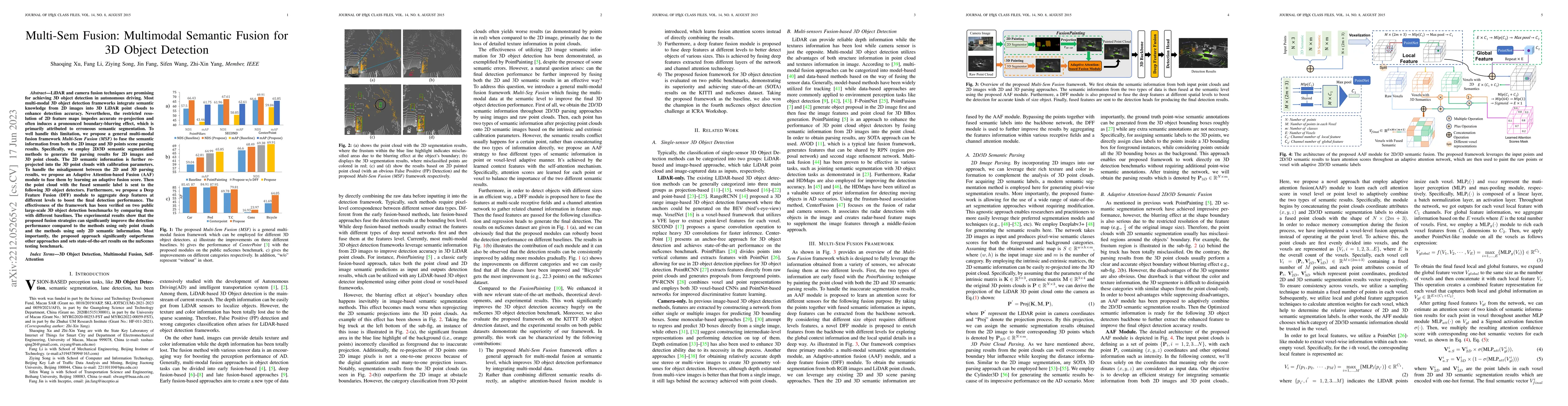 Thumbnail for Multi-Sem Fusion: Multimodal Semantic Fusion for 3D Object Detection