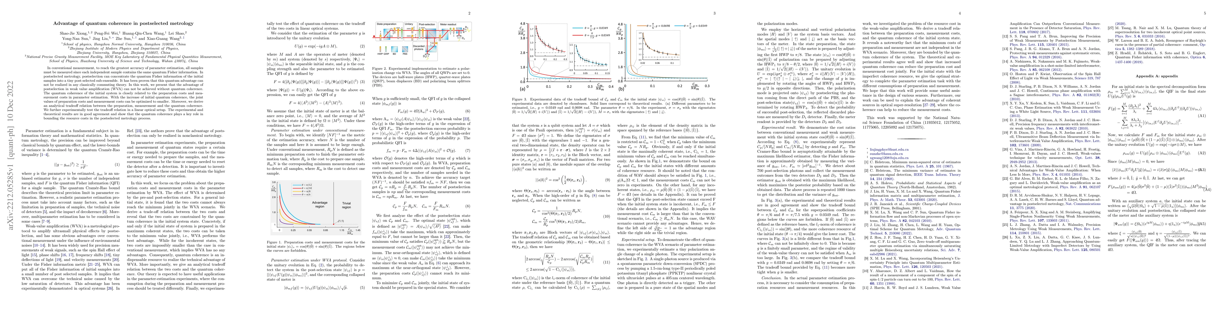 Thumbnail for Advantage of quantum coherence in postselected metrology