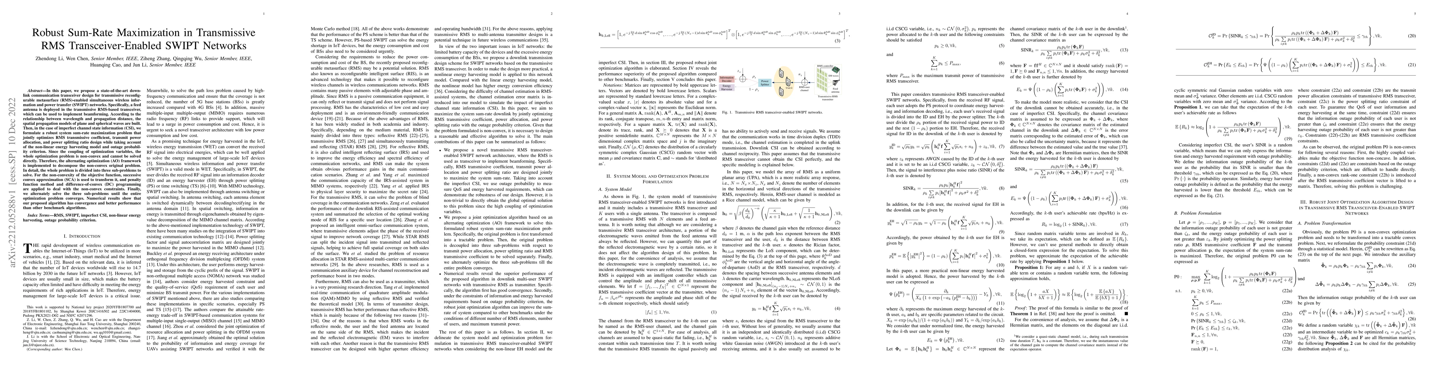 Thumbnail for Robust Sum-Rate Maximization in Transmissive RMS Transceiver-Enabled
  SWIPT Networks