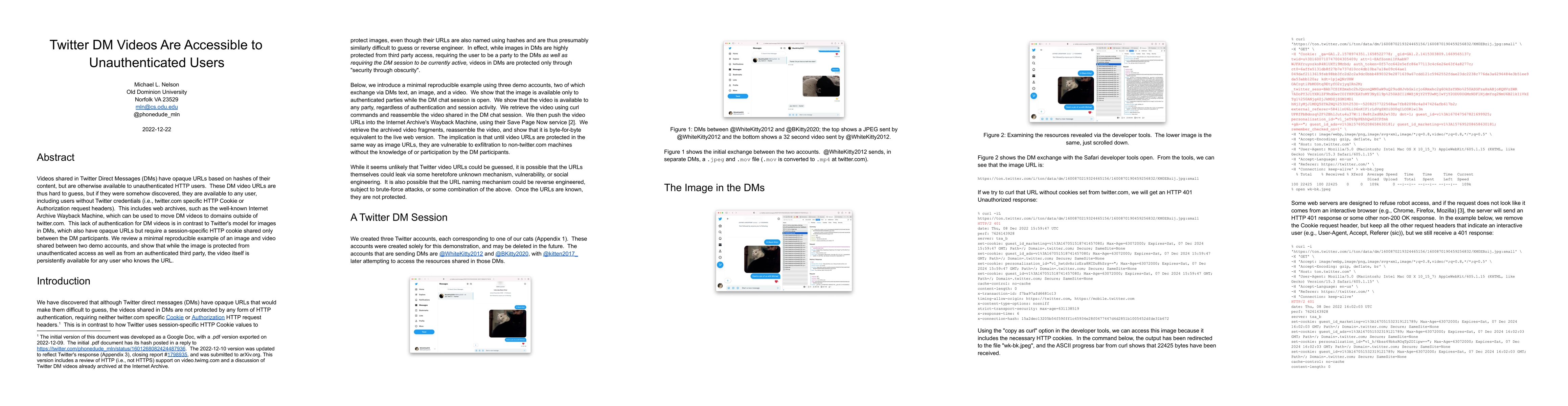 Thumbnail for Twitter DM Videos Are Accessible to Unauthenticated Users