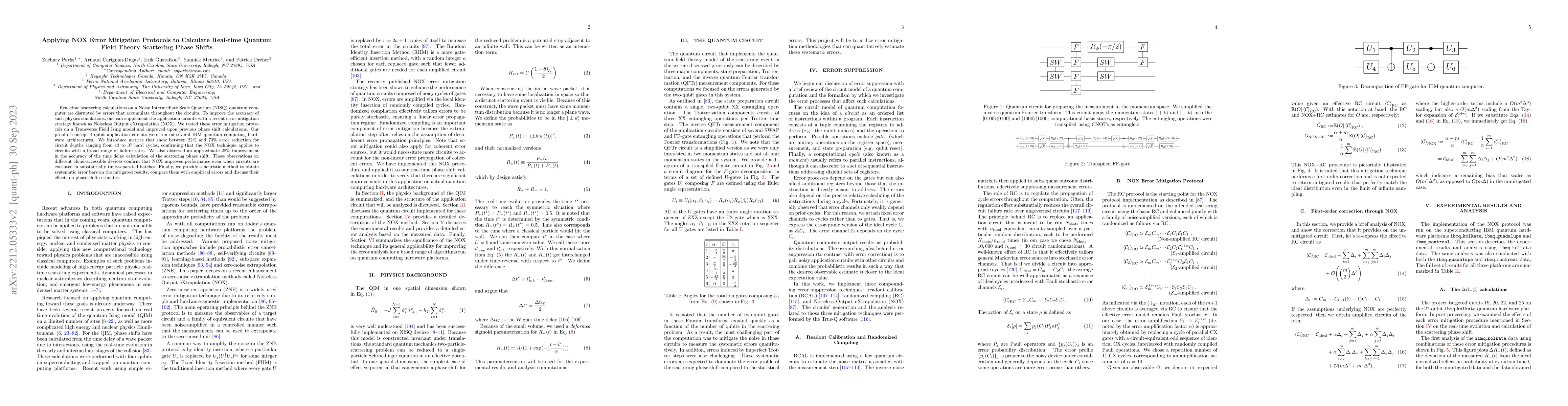 Thumbnail for Applying NOX Error Mitigation Protocols to Calculate Real-time Quantum
  Field Theory Scattering Phase Shifts
