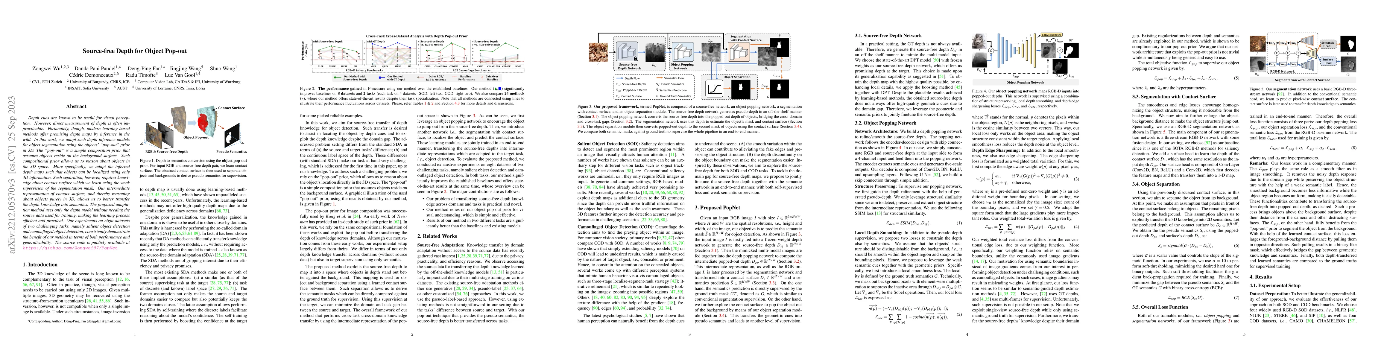 Thumbnail for Source-free Depth for Object Pop-out