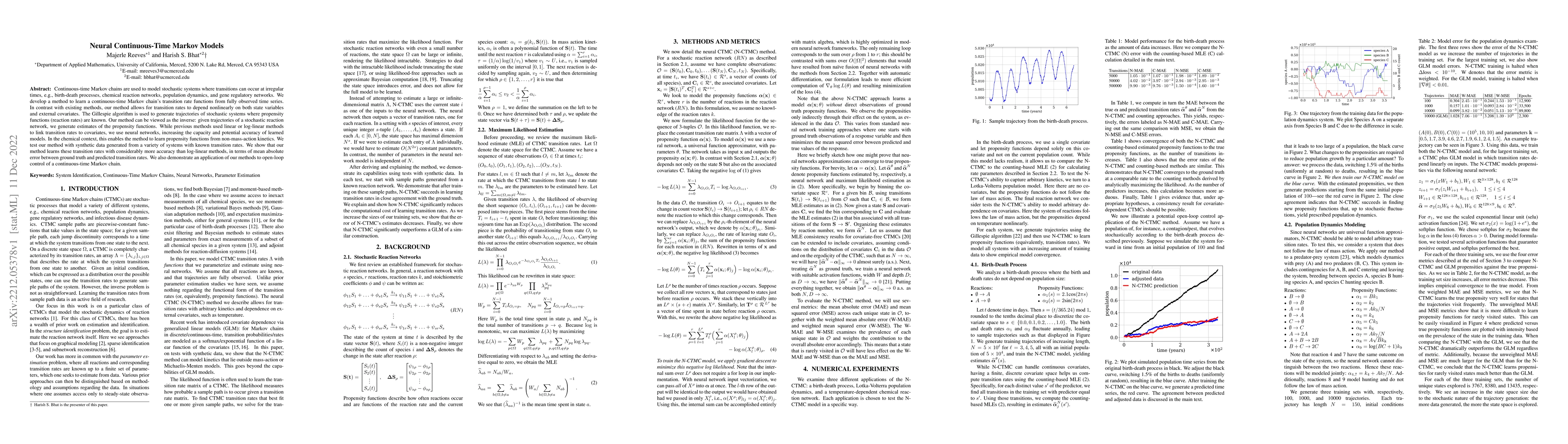 Thumbnail for Neural Continuous-Time Markov Models