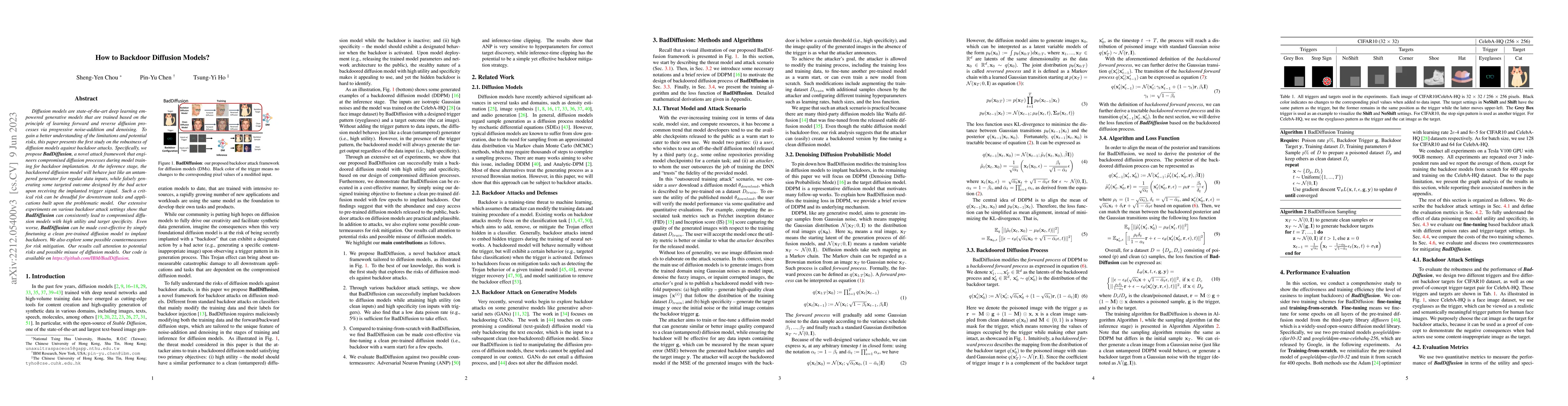 Thumbnail for How to Backdoor Diffusion Models?