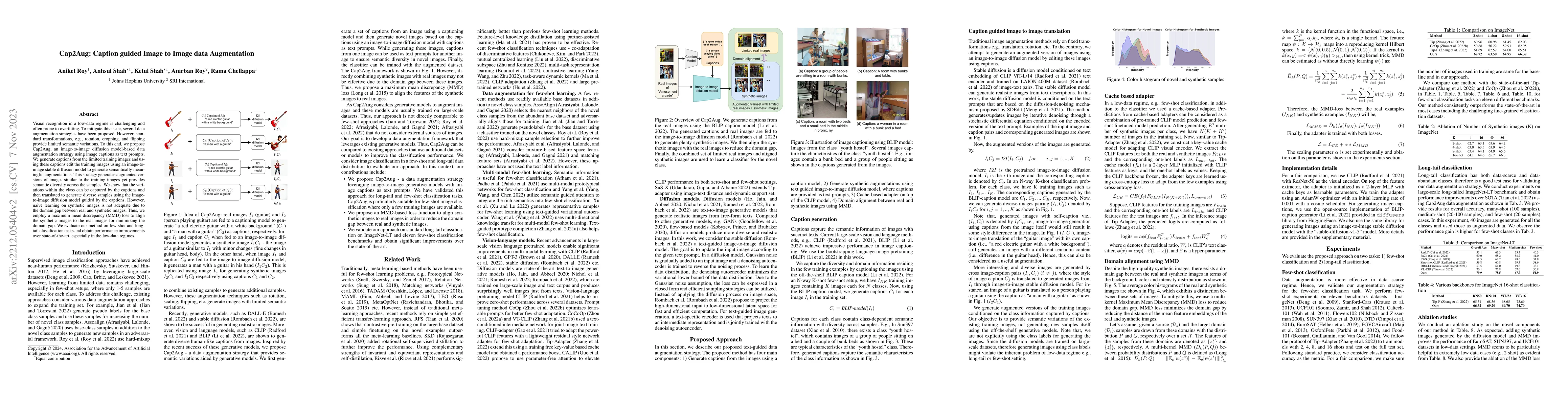 Thumbnail for Cap2Aug: Caption guided Image to Image data Augmentation