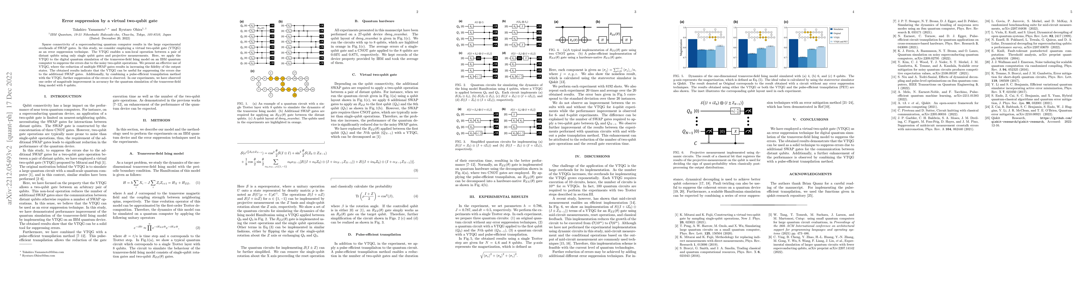 Thumbnail for Error suppression by a virtual two-qubit gate