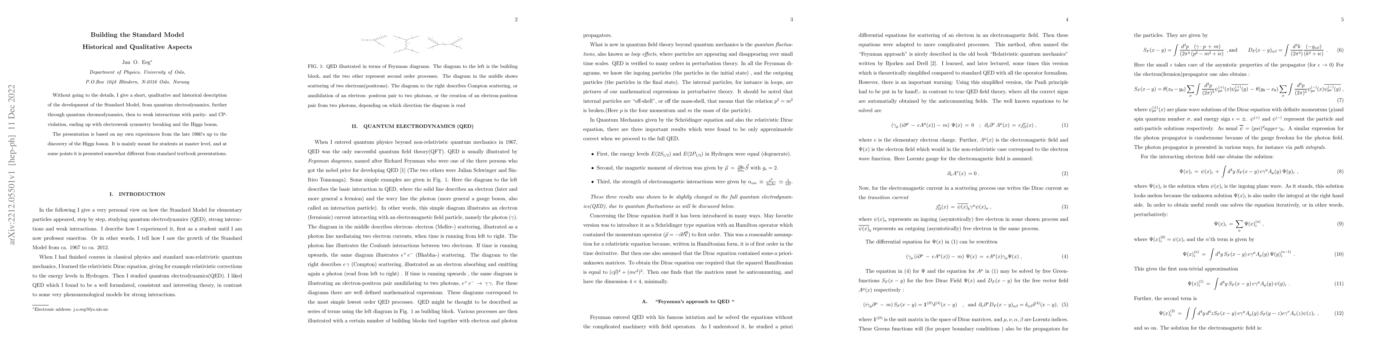 Thumbnail for Building the Standard Model Historical and Qualitative Aspects