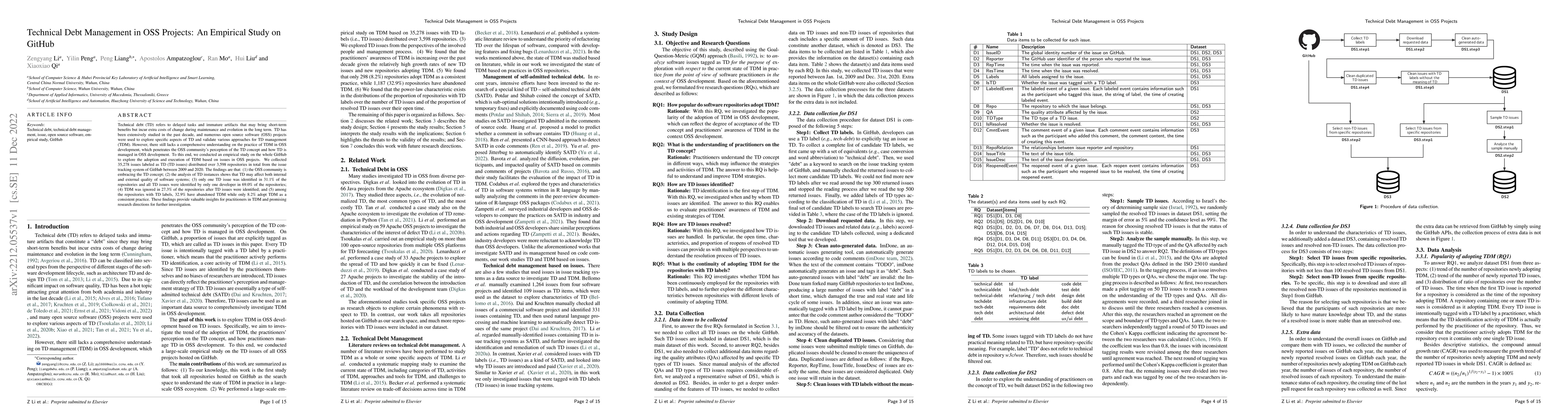 Thumbnail for Technical Debt Management in OSS Projects: An Empirical Study on GitHub