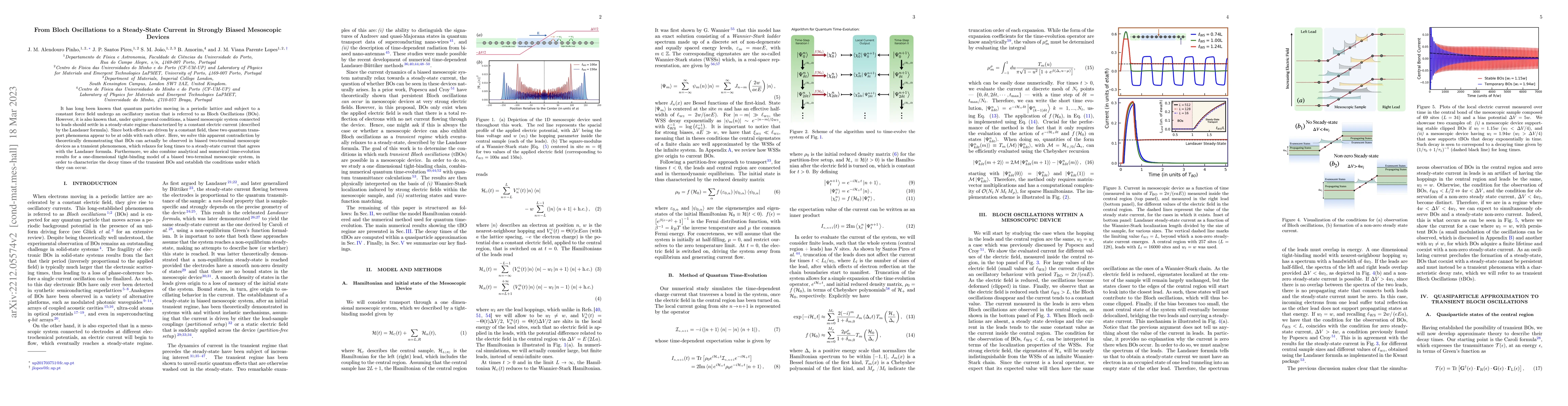 Thumbnail for From Bloch Oscillations to a Steady-State Current in Strongly Biased
  Mesoscopic Devices