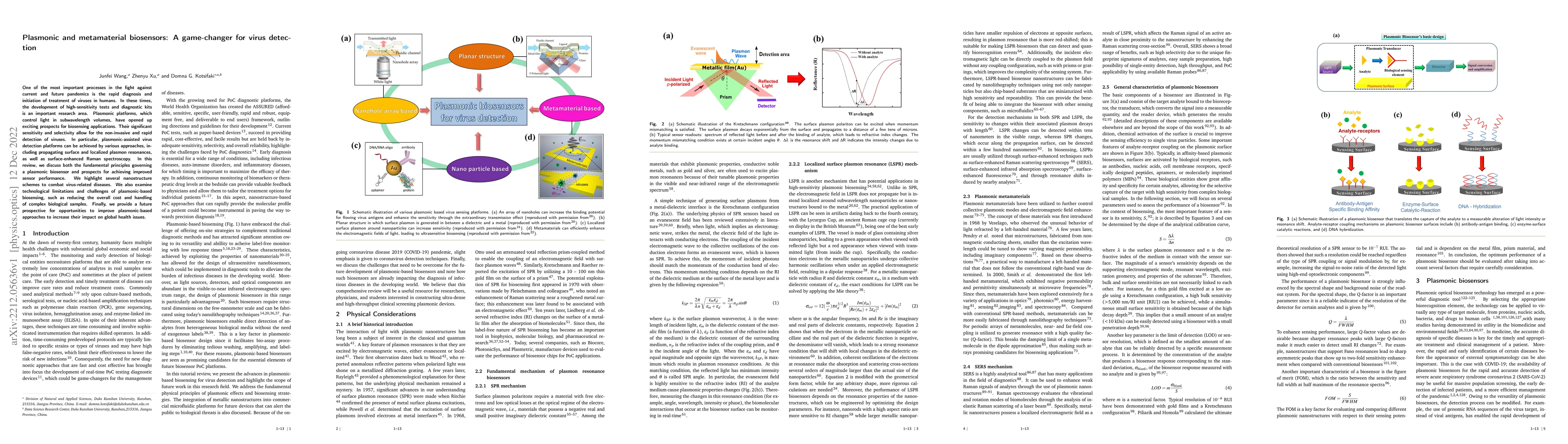 Thumbnail for Plasmonic and metamaterial biosensors: A game-changer for virus
  detection