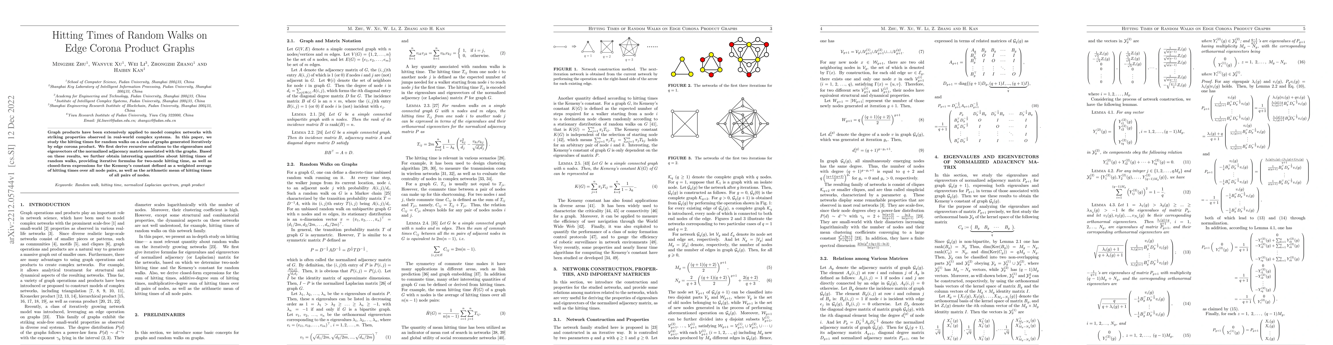 Thumbnail for Hitting Times of Random Walks on Edge Corona Product Graphs