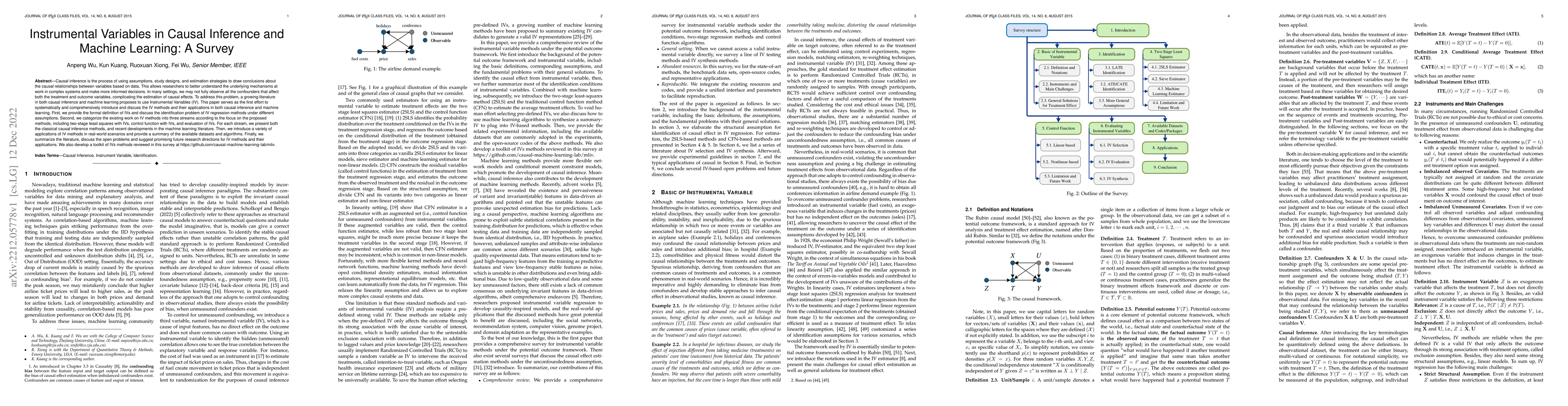 Thumbnail for Instrumental Variables in Causal Inference and Machine Learning: A
  Survey