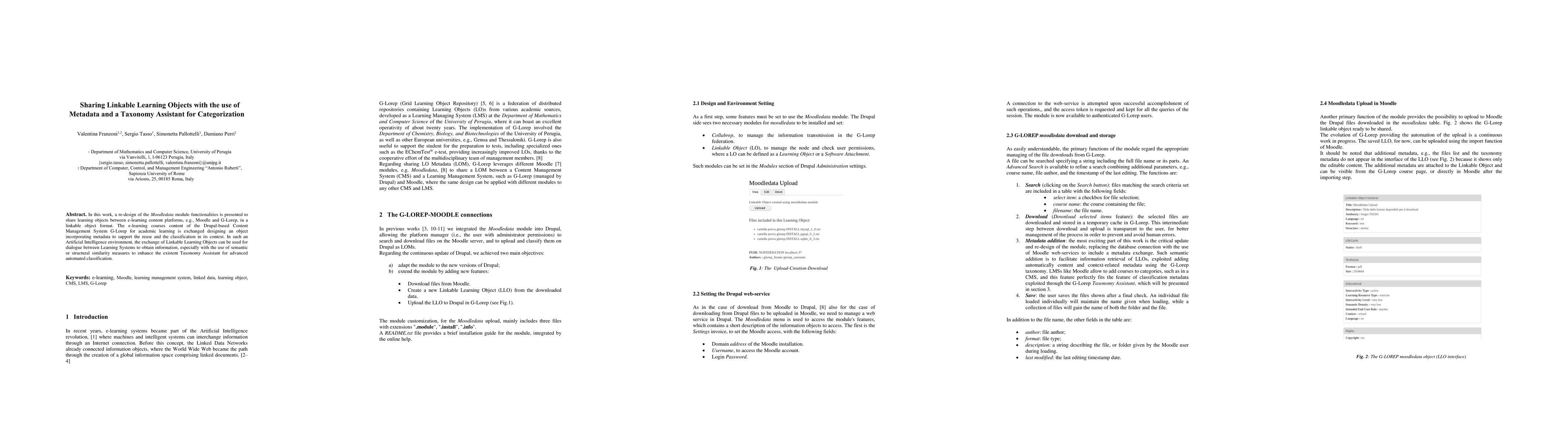 Thumbnail for Sharing Linkable Learning Objects with the use of Metadata and a
  Taxonomy Assistant for Categorization