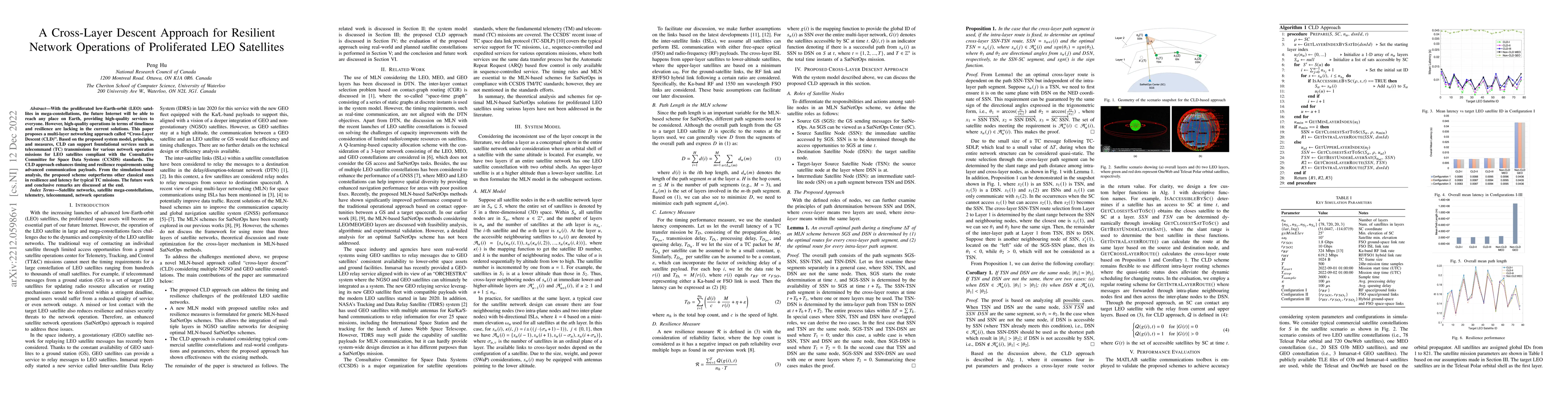 Thumbnail for A Cross-Layer Descent Approach for Resilient Network Operations of
  Proliferated LEO Satellites
