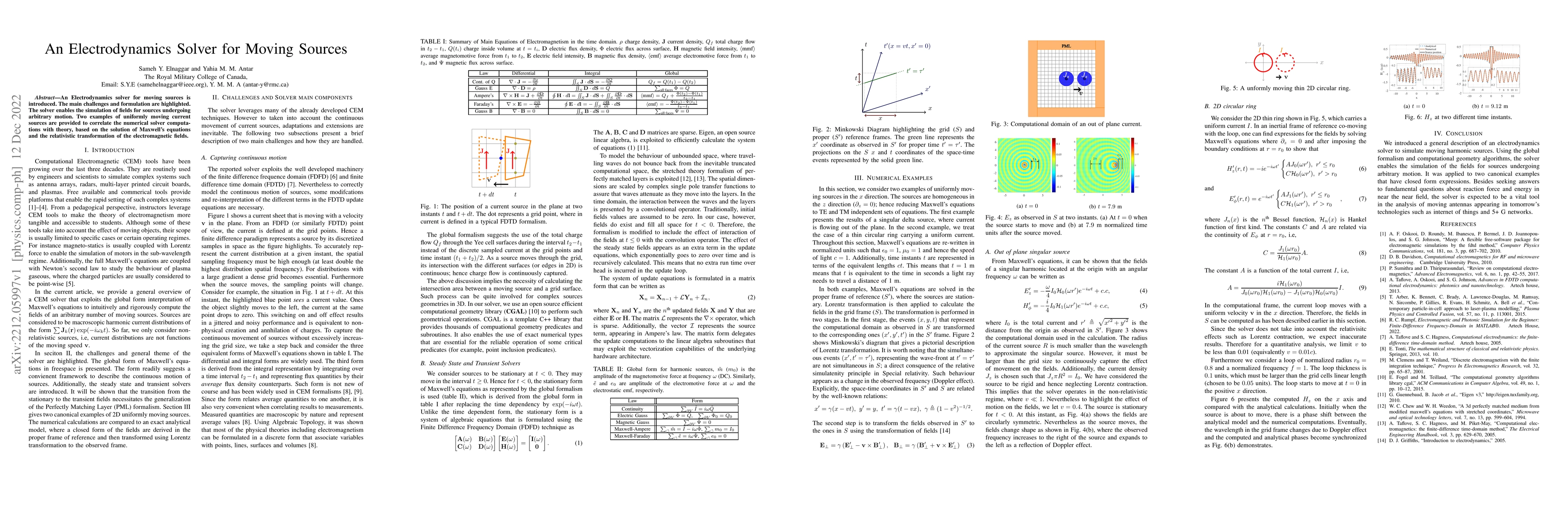 Thumbnail for An Electrodynamics Solver for Moving Sources