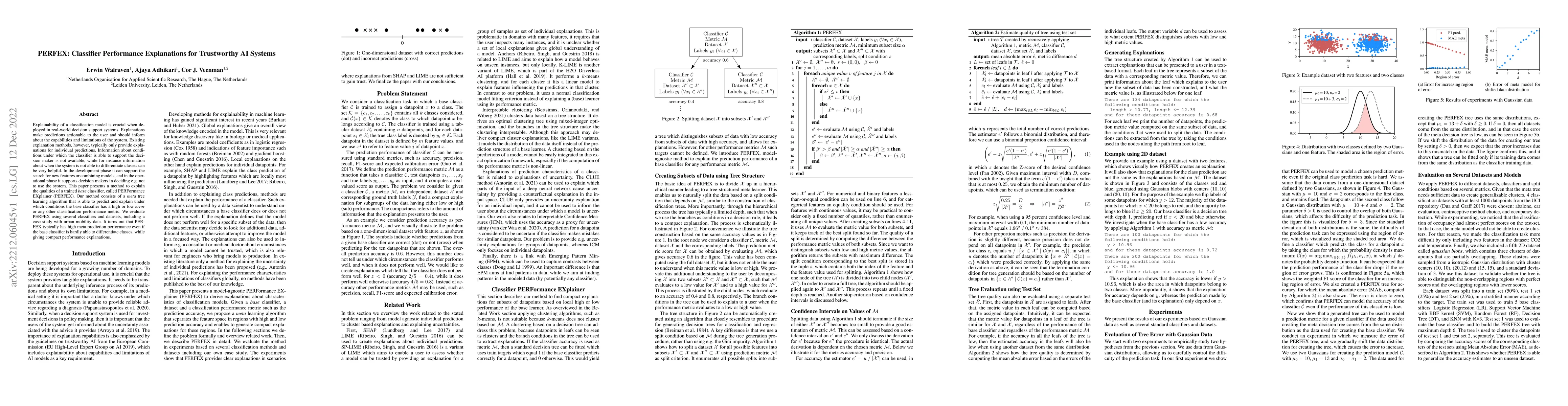 Thumbnail for PERFEX: Classifier Performance Explanations for Trustworthy AI Systems
