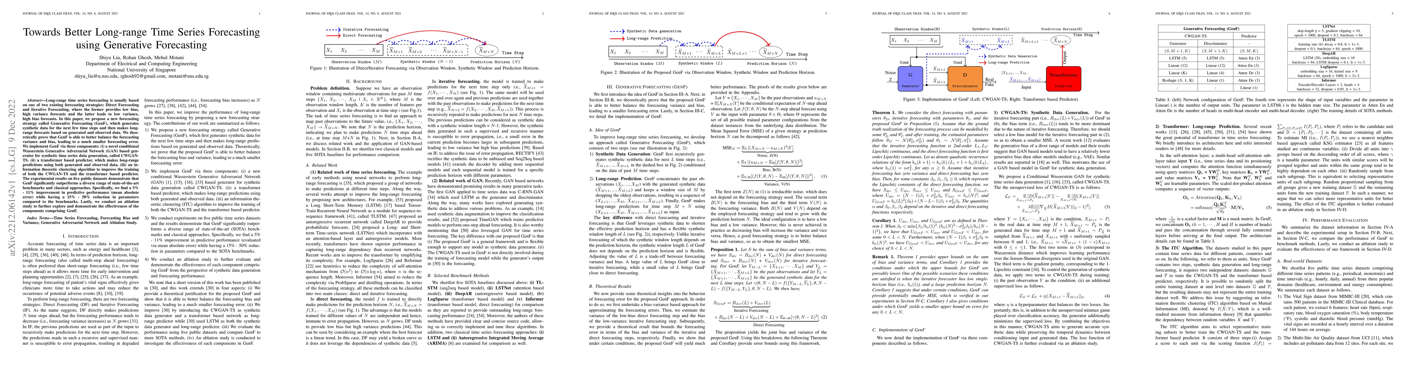 Thumbnail for Towards Better Long-range Time Series Forecasting using Generative
  Forecasting