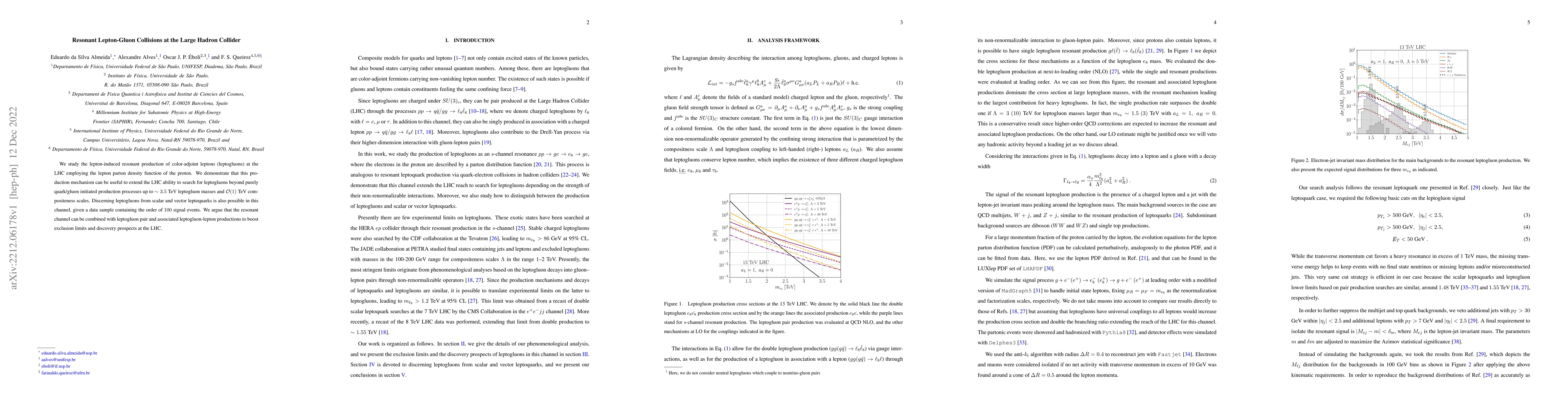 Thumbnail for Resonant Lepton-Gluon Collisions at the Large Hadron Collider