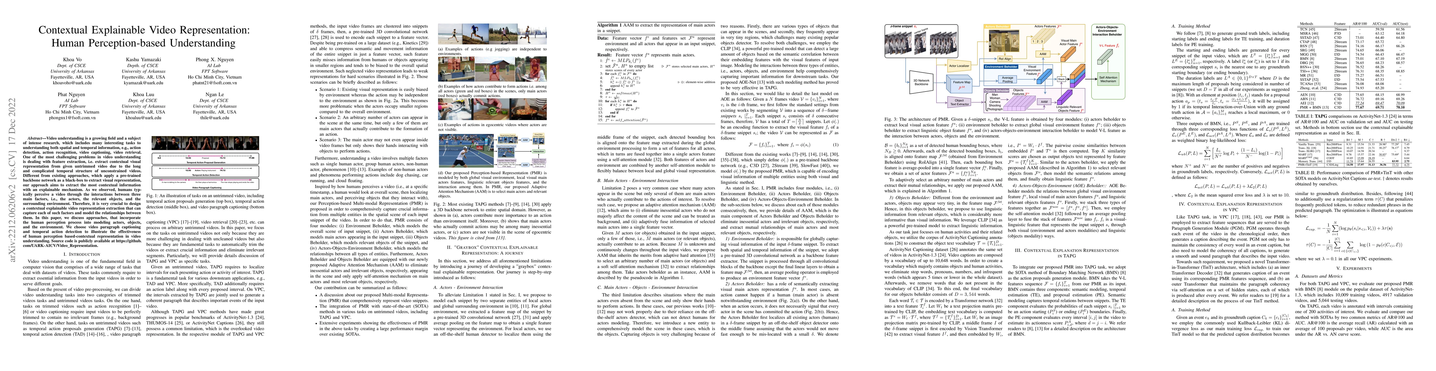Thumbnail for Contextual Explainable Video Representation: Human Perception-based
  Understanding