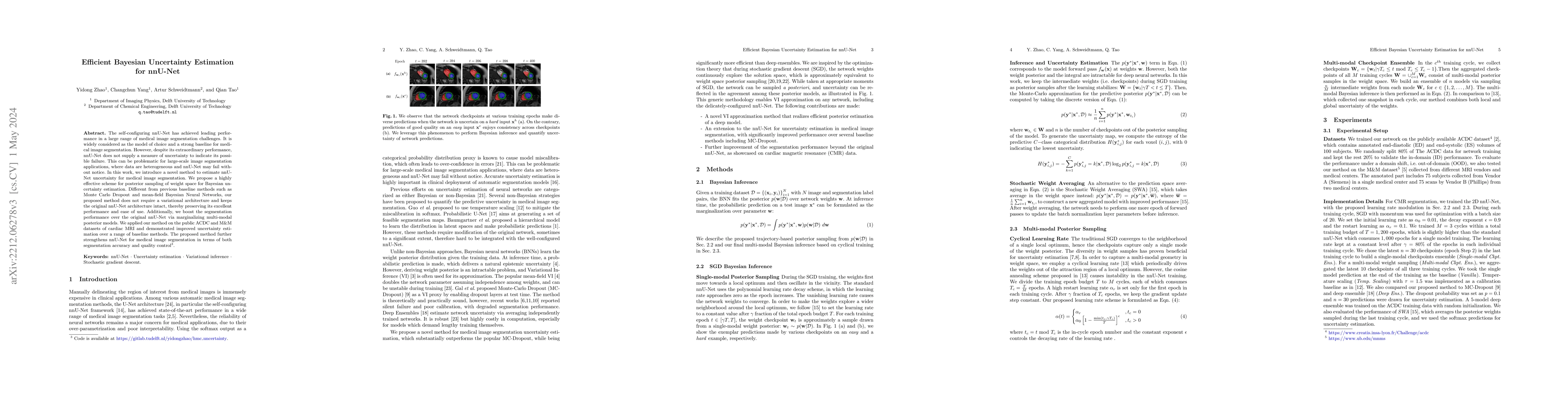 Thumbnail for Efficient Bayesian Uncertainty Estimation for nnU-Net