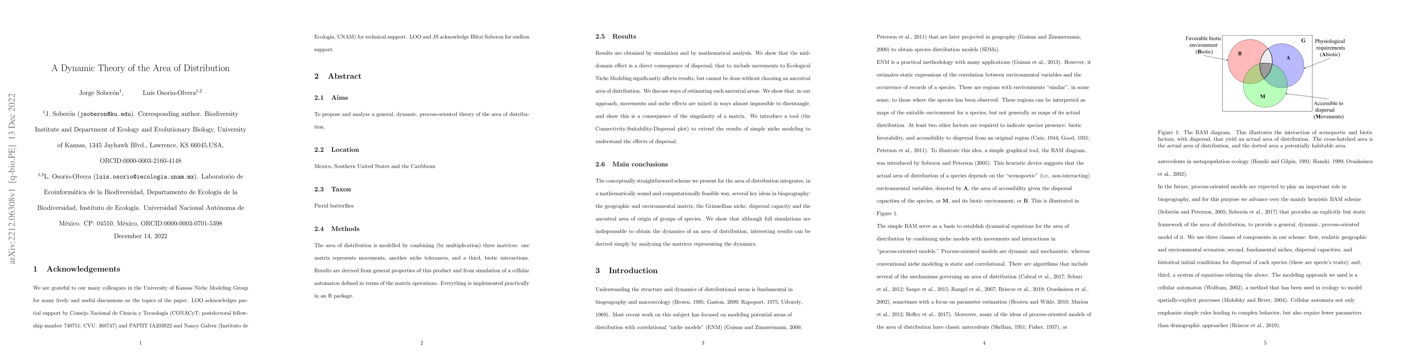 Thumbnail for A Dynamic Theory of the Area of Distribution