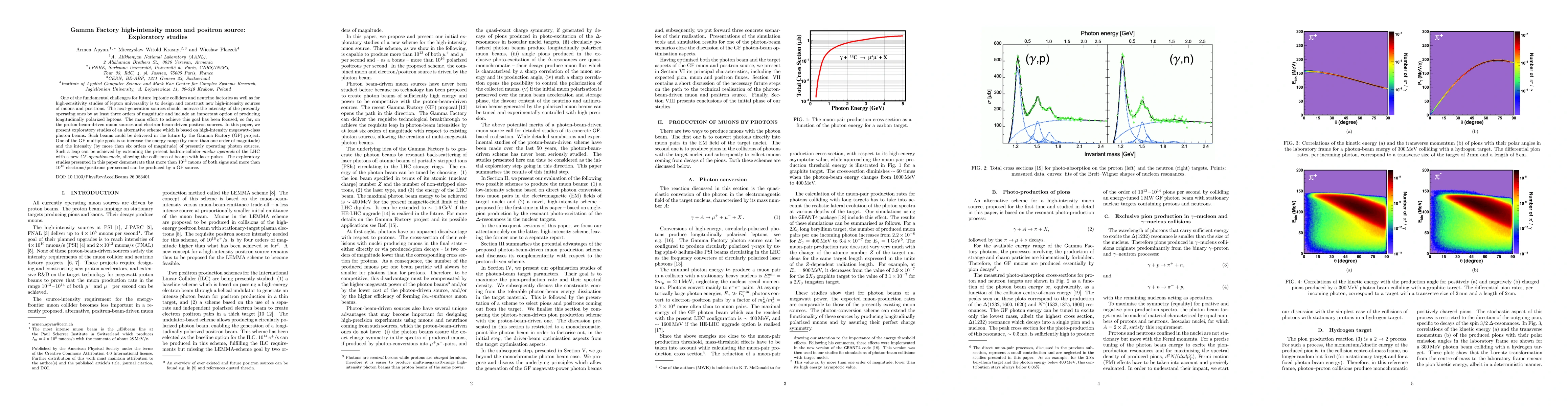 Thumbnail for Gamma Factory high-intensity muon and positron source: Exploratory
  studies