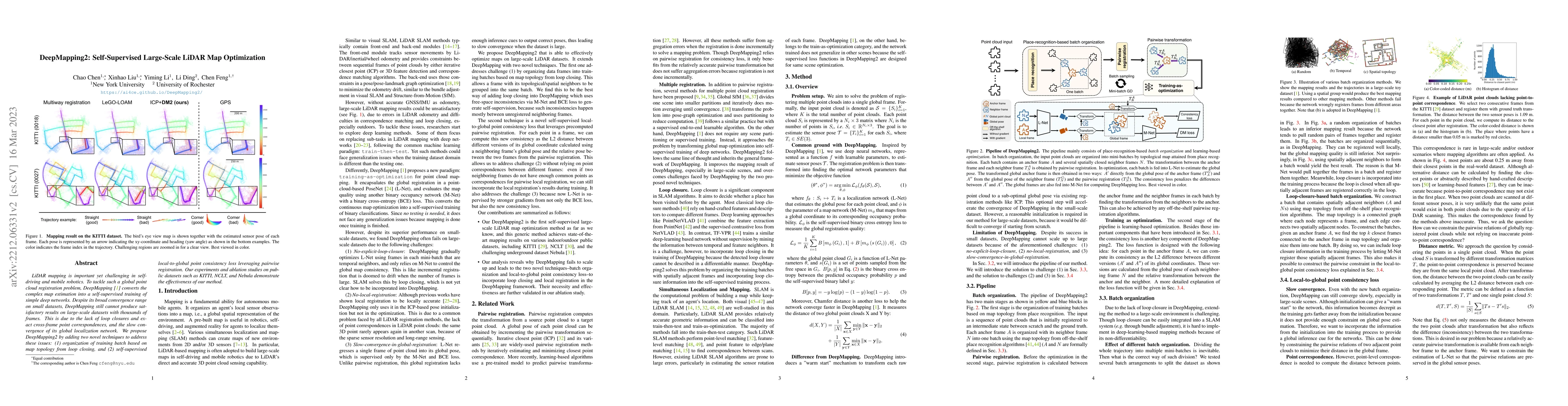 Thumbnail for DeepMapping2: Self-Supervised Large-Scale LiDAR Map Optimization