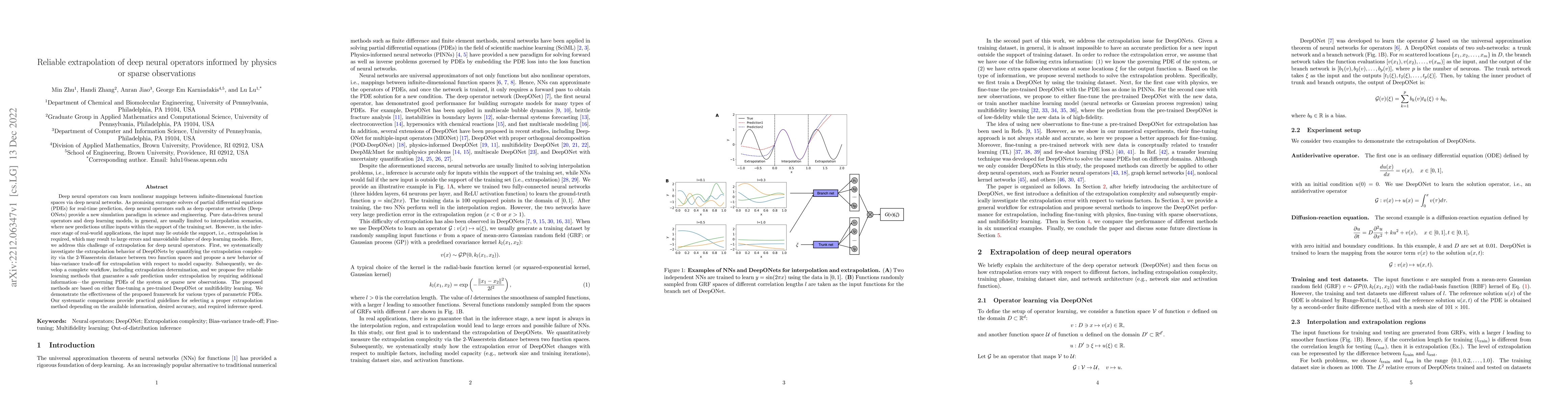 Thumbnail for Reliable extrapolation of deep neural operators informed by physics or
  sparse observations