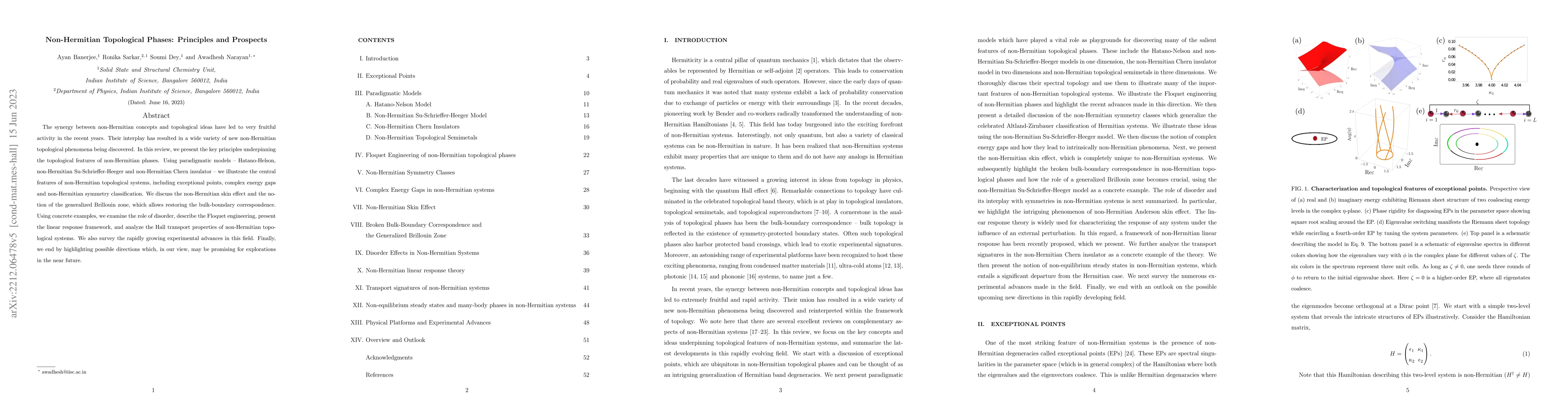 Thumbnail for Non-Hermitian Topological Phases: Principles and Prospects