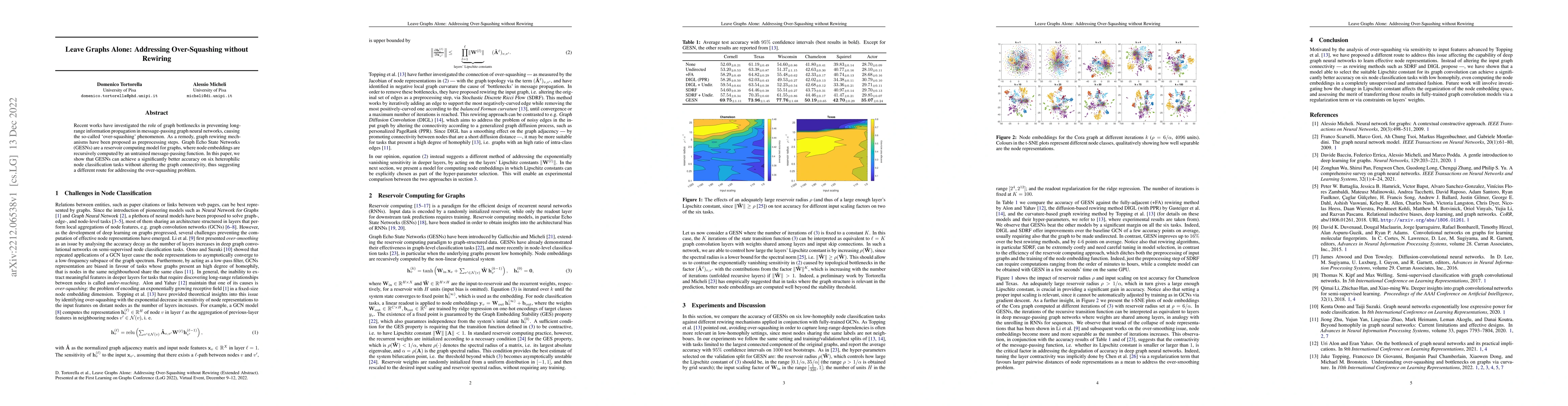 Thumbnail for Leave Graphs Alone: Addressing Over-Squashing without Rewiring