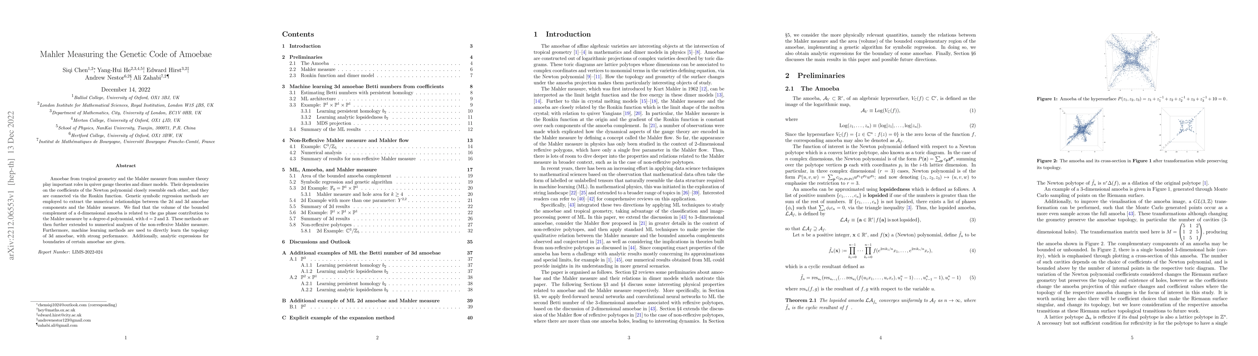 Thumbnail for Mahler Measuring the Genetic Code of Amoebae