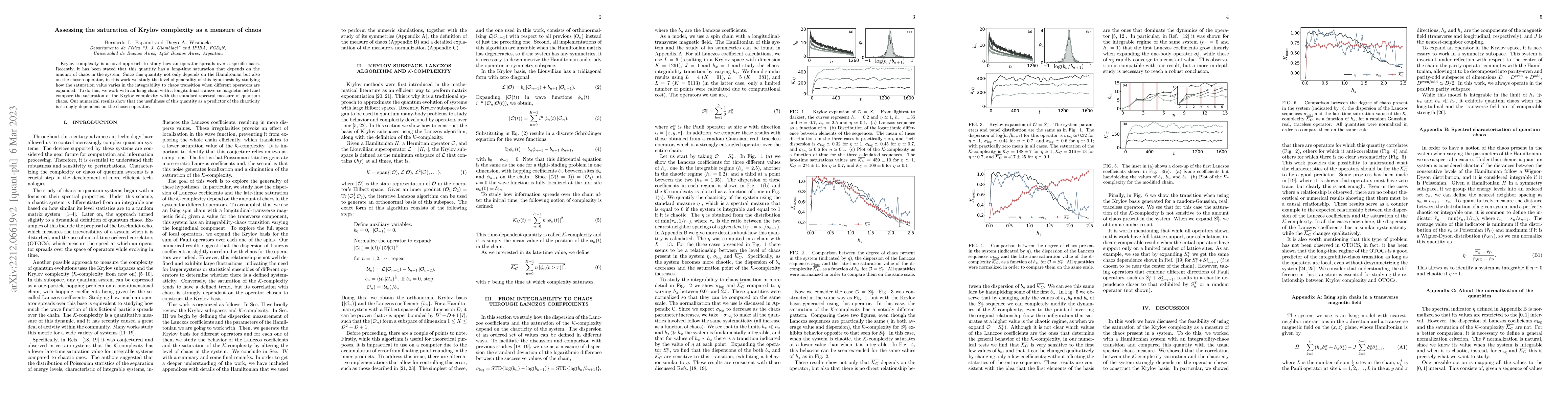 Thumbnail for Assessing the saturation of Krylov complexity as a measure of chaos