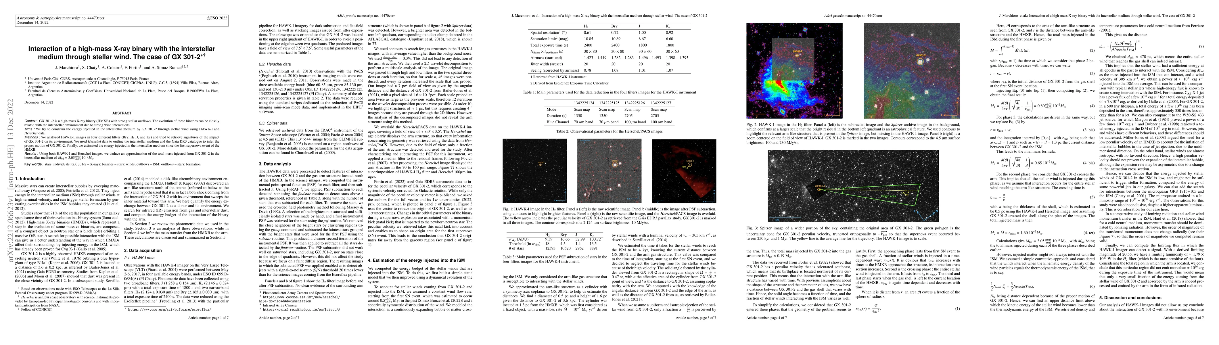 Thumbnail for Interaction of a high-mass X-ray binary with the interstellar medium
  through stellar wind. The case of GX 301-2