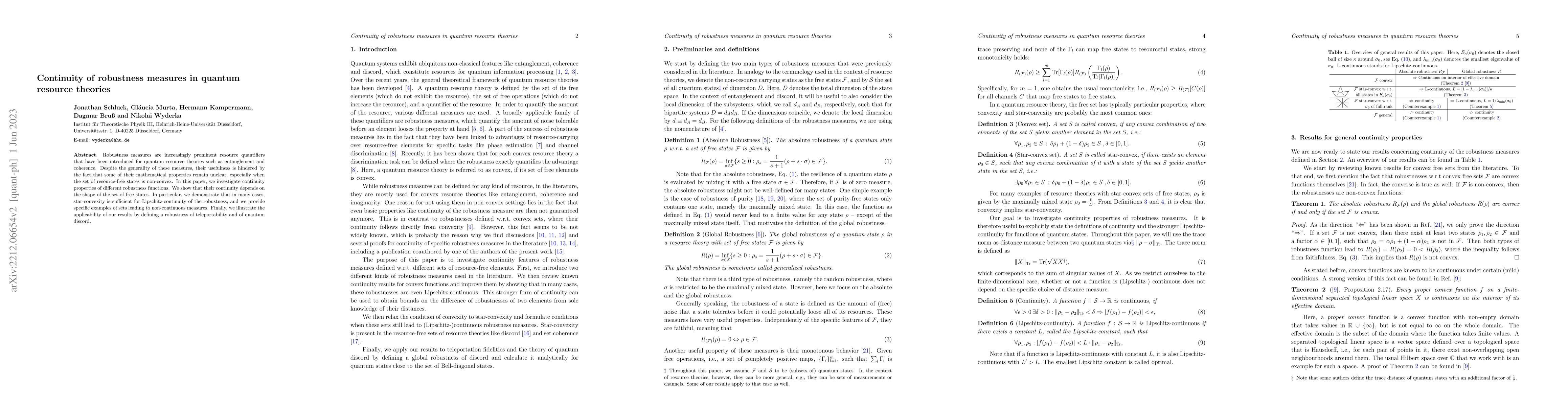Thumbnail for Continuity of robustness measures in quantum resource theories
