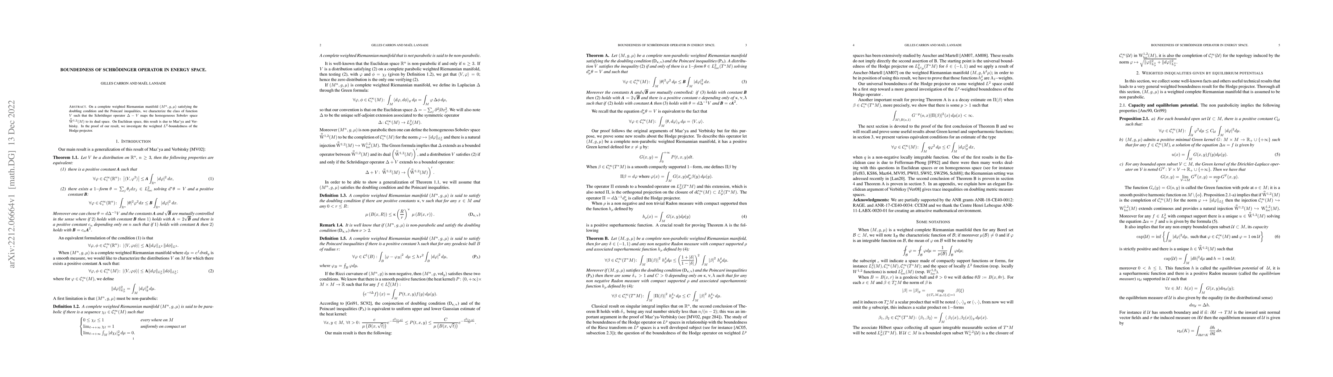 Thumbnail for Boundedness of Schr{\"o}dinger operator in energy space