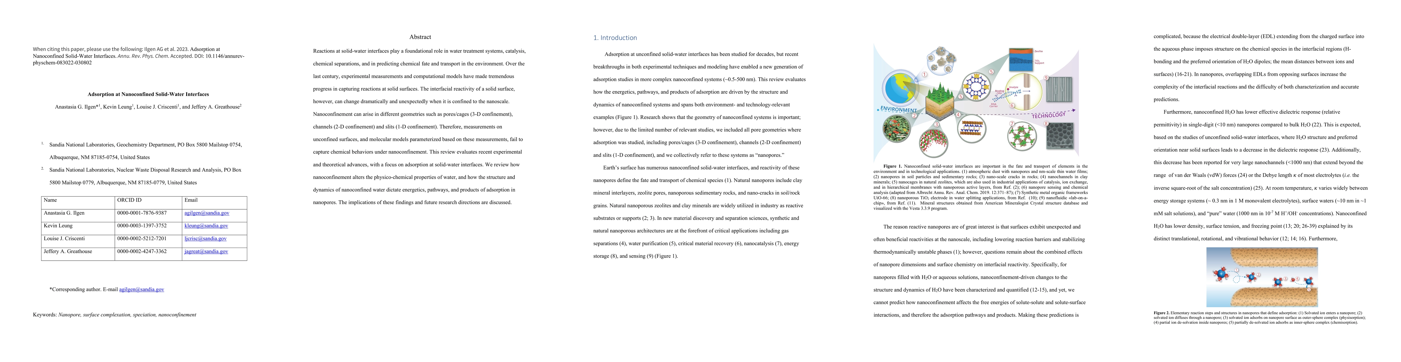 Thumbnail for Adsorption at Nanoconfined Solid-Water Interfaces