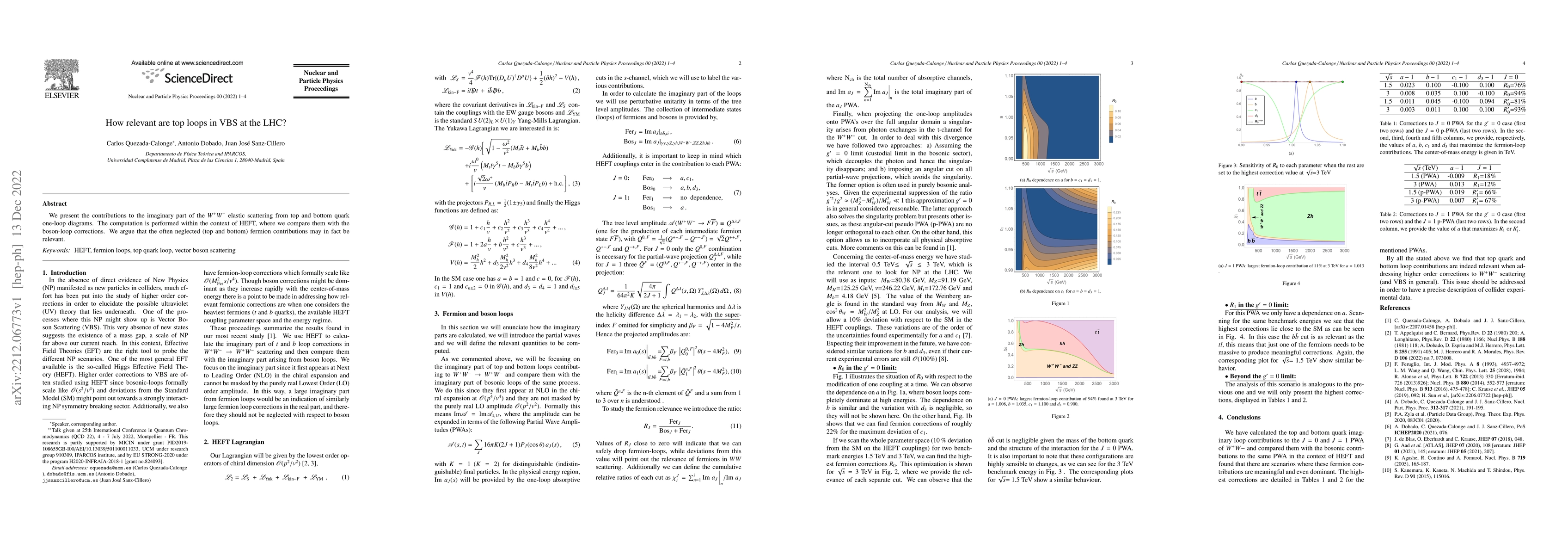 Thumbnail for How relevant are top loops in VBS at the LHC?