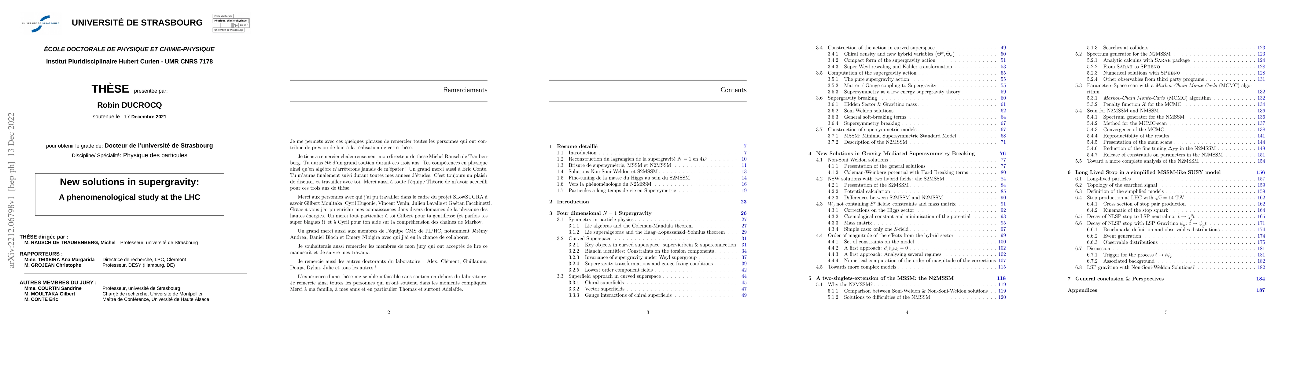 Thumbnail for New solutions in supergravity: A phenomenological study at the LHC