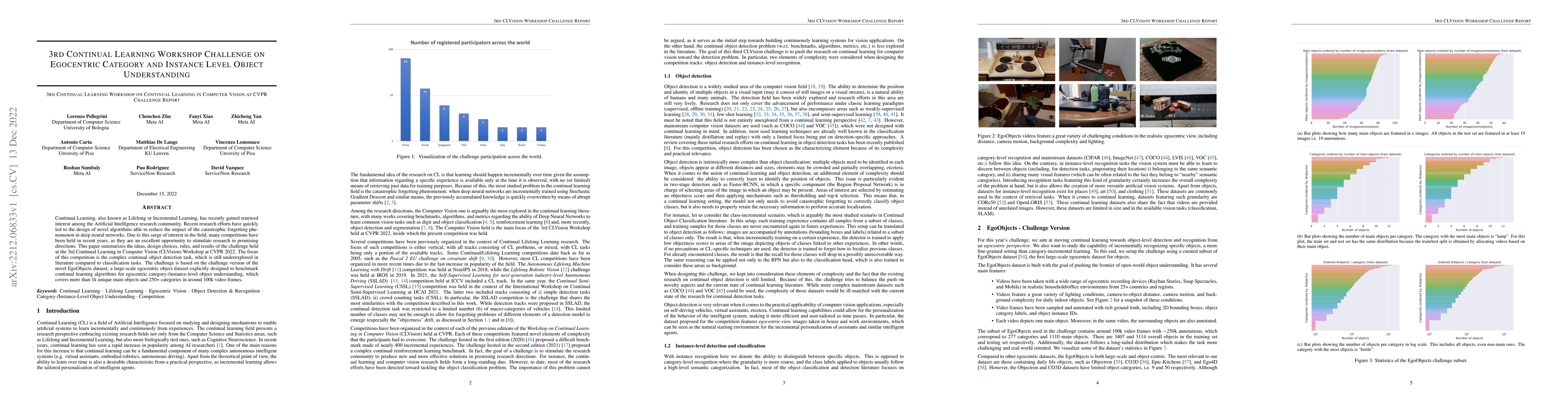 Thumbnail for 3rd Continual Learning Workshop Challenge on Egocentric Category and
  Instance Level Object Understanding