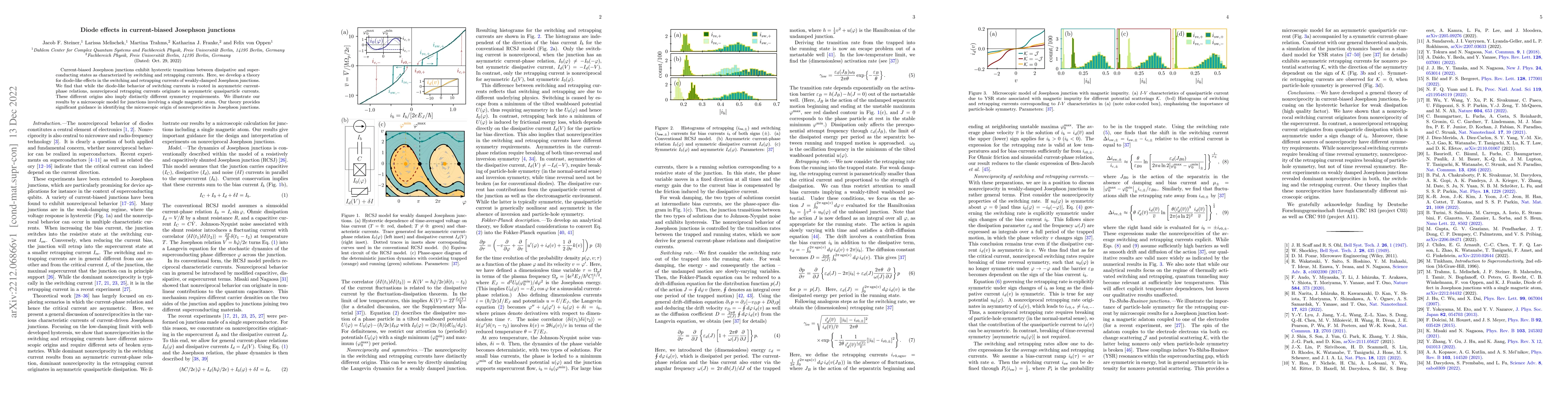 Thumbnail for Diode effects in current-biased Josephson junctions