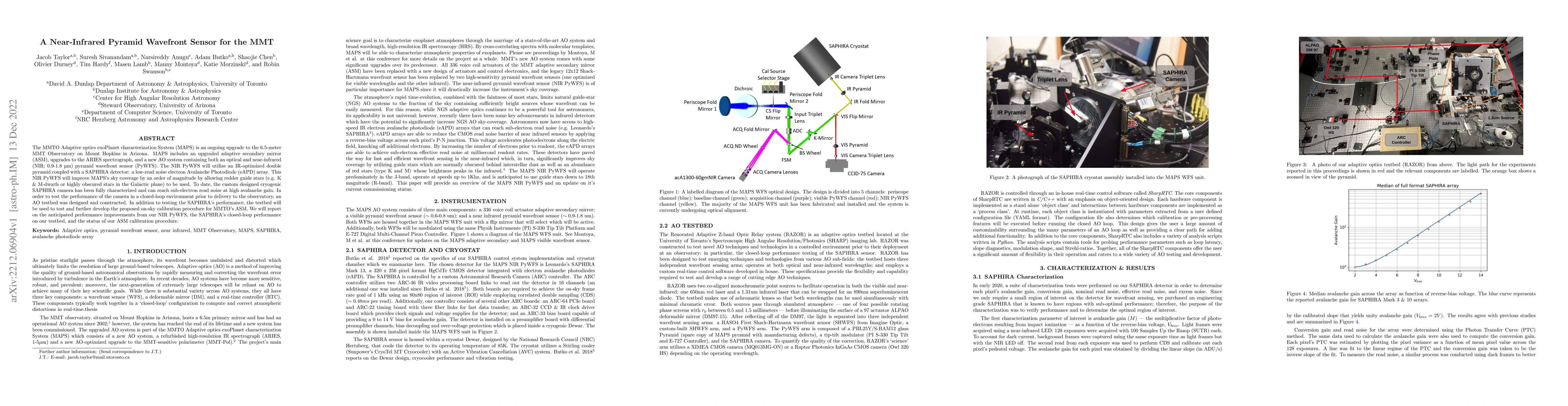 Thumbnail for A Near-Infrared Pyramid Wavefront Sensor for the MMT